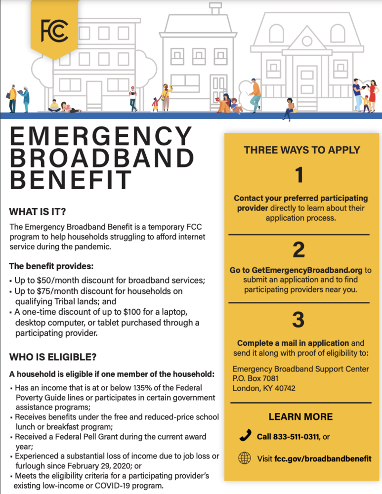 Emergency Broadband Benefit Information